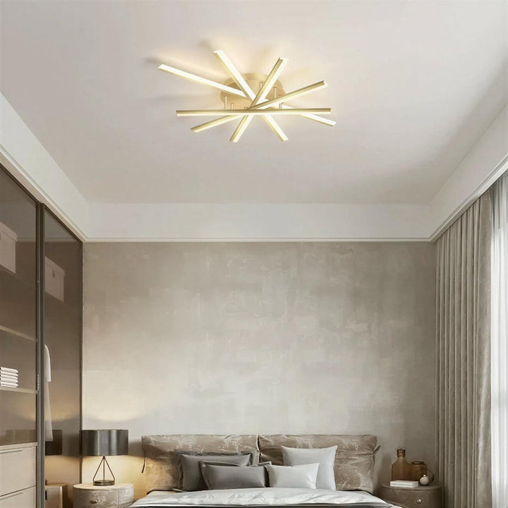 Nordic Geometric Style Flush Mount Ceiling Light Fixture