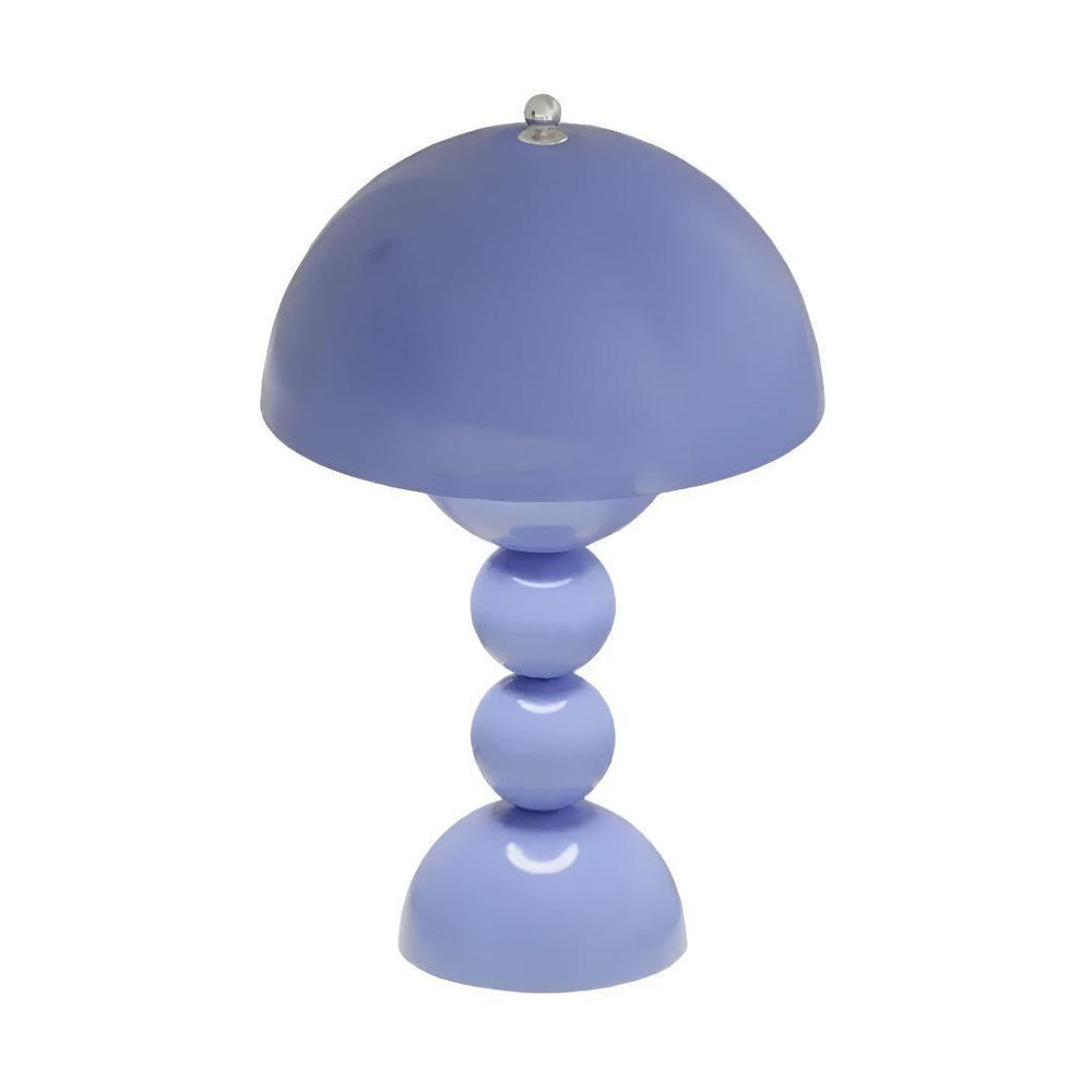 Nordic Styled Rechargeable Cordless Table Lamp With Mushroom Shade
