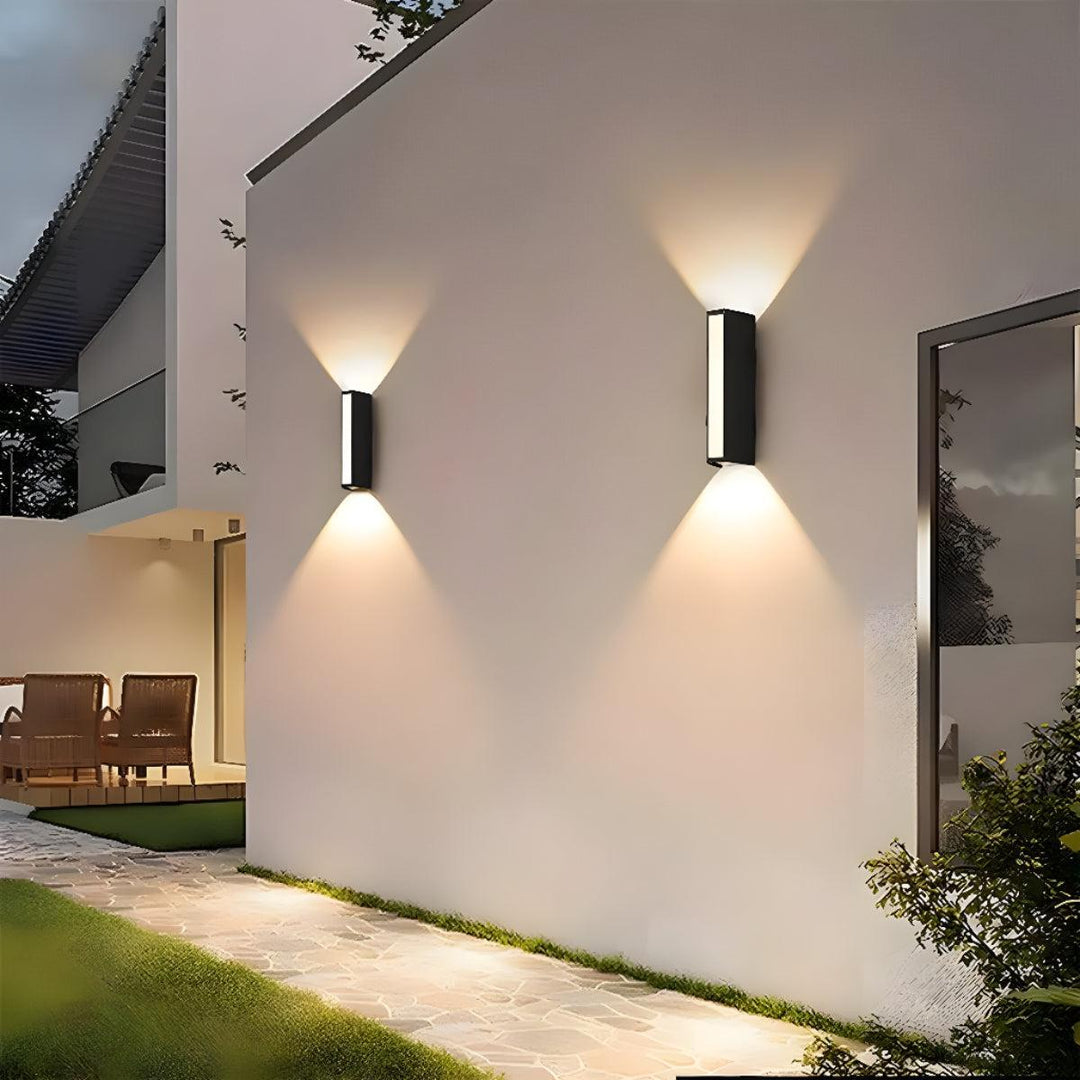 Outdoor Wall Light Sconce With Tube Design