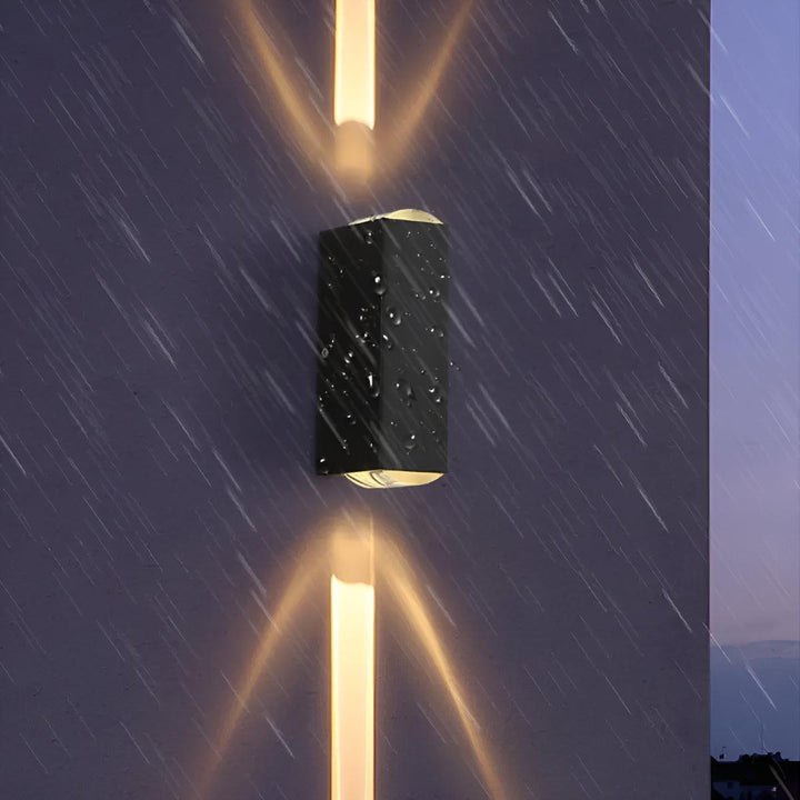 Outdoor Wall Lights With Up Down Beam Lighting