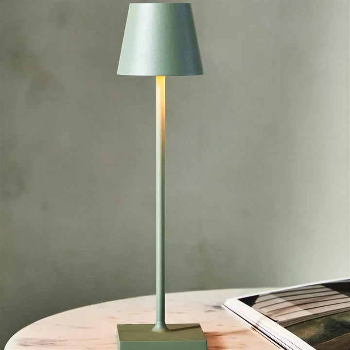 Rechargeable Table Lamp With Touch Control For Ambient Settings