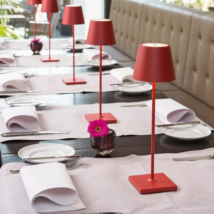 Rechargeable Table Lamp With Touch Control For Ambient Settings