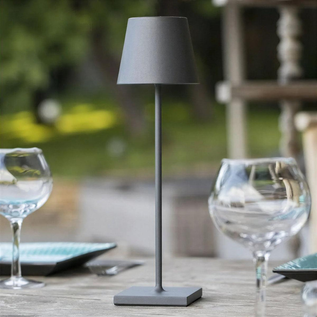 Rechargeable Table Lamp With Touch Control For Ambient Settings