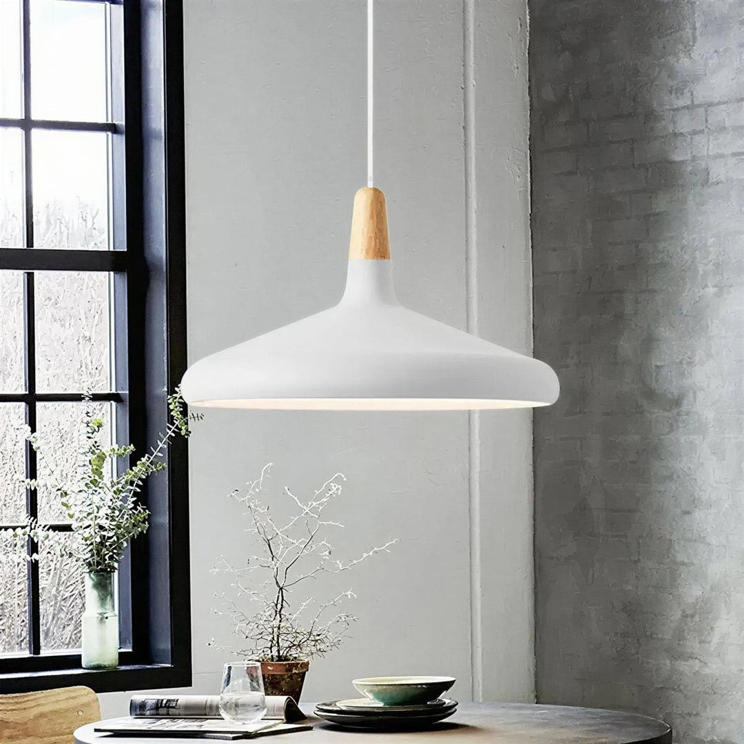 Scandinavian Nordic Wooden Pendant Light
