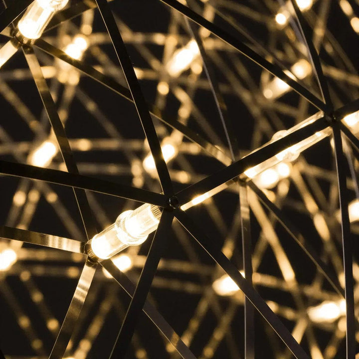 Sphere Pendant Light With Geodesic Starry Sky Statement Lighting