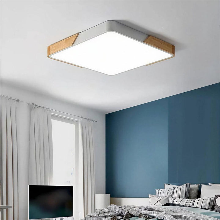 Square Flush Mount Ceiling Light Fixture For Home