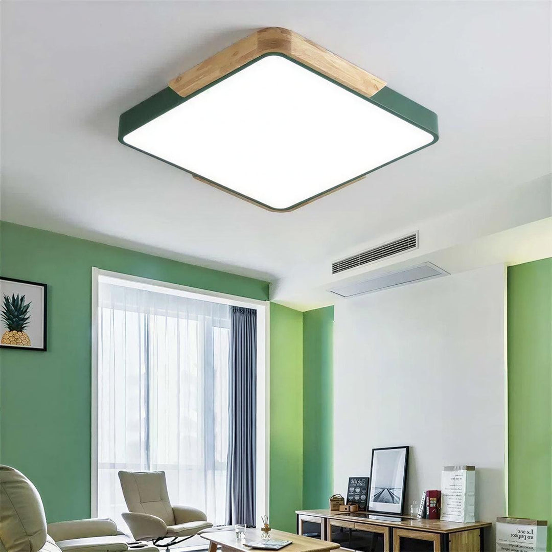 Square Flush Mount Ceiling Light Fixture For Home
