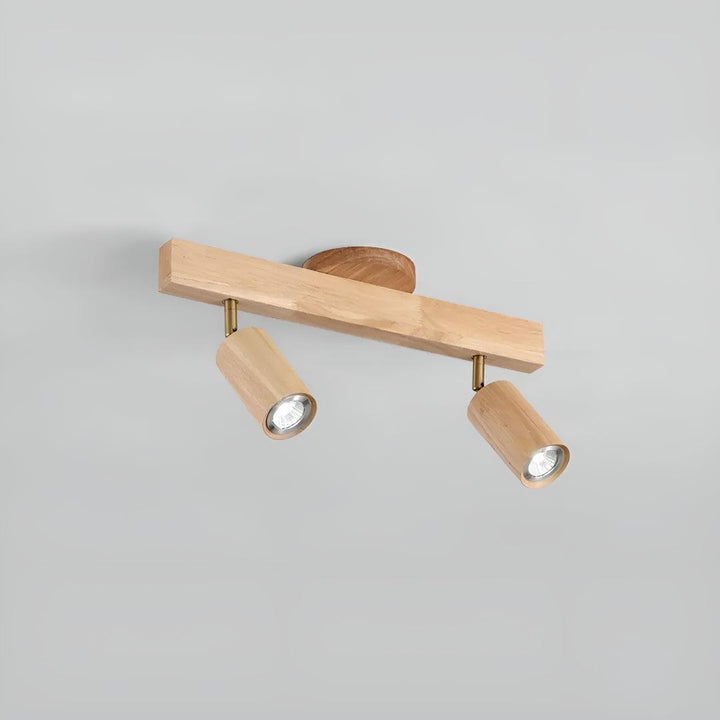 Track Ceiling Light With Adjustable Rotatable Spotlight Heads