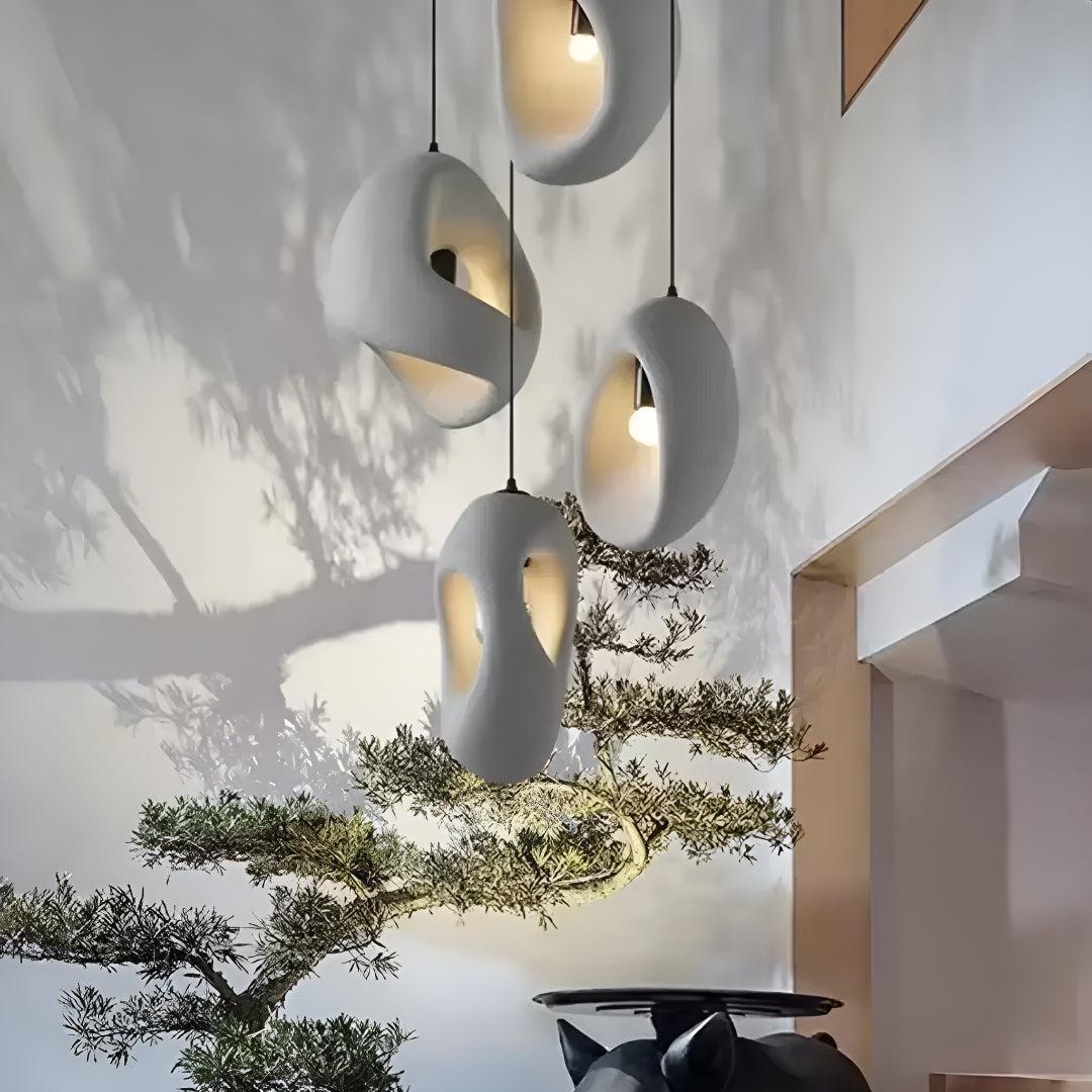 Wabi Sabi Cluster Pendant Light For Modern Interiors