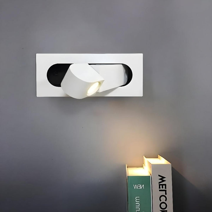 Wall Mounted Bedside Reading Light With Adjustable Head