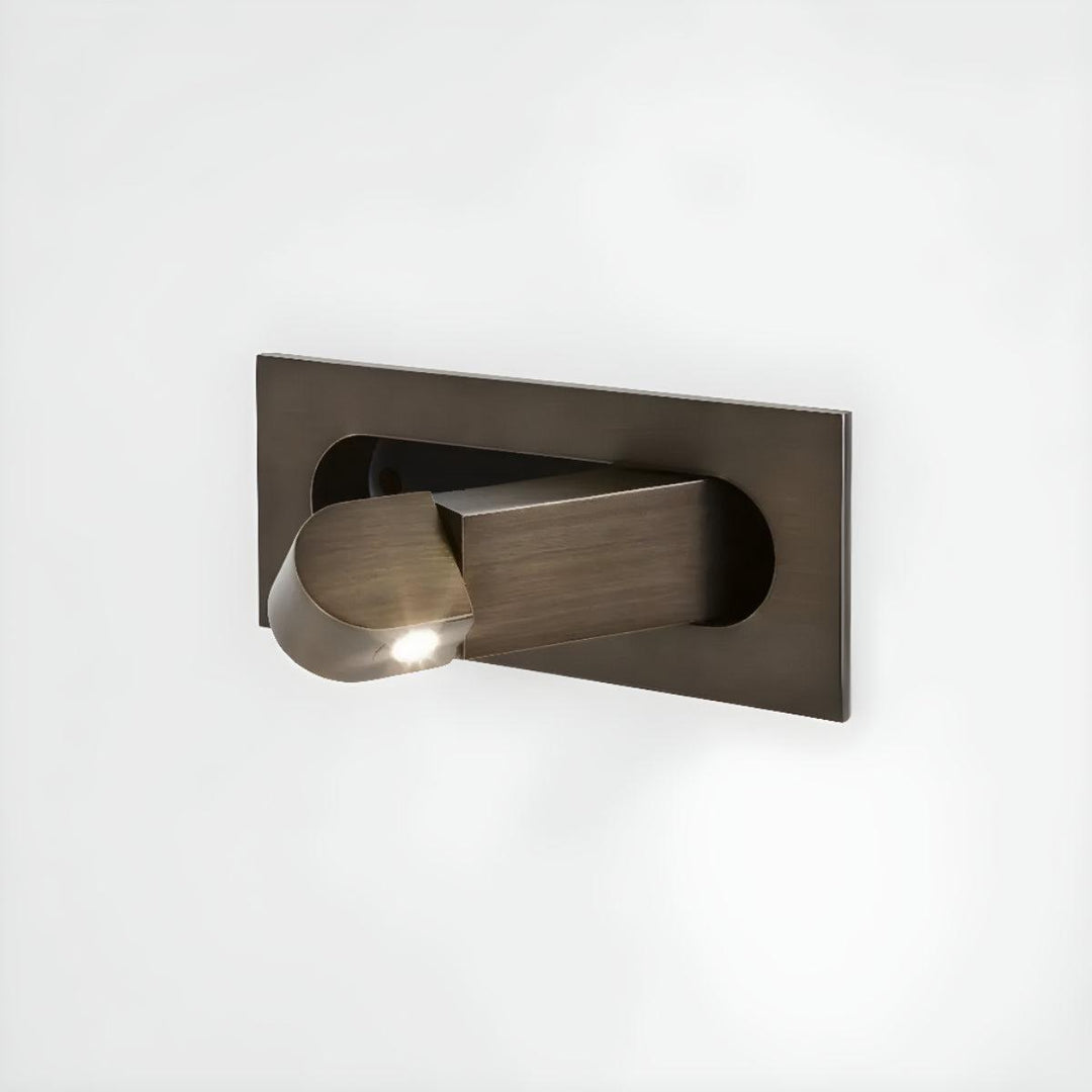 Wall Mounted Bedside Reading Light With Adjustable Head