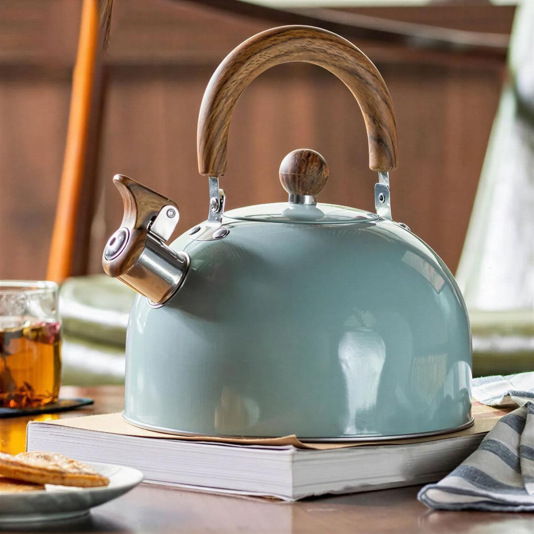 Whistling Tea Kettle For Induction Stovetop With Three Litre Capacity