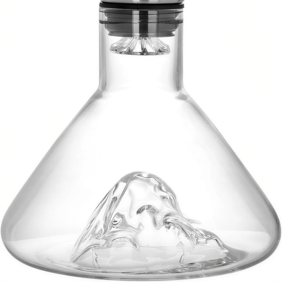 Wine Decanter Carafe With Iceberg Aerator Feature