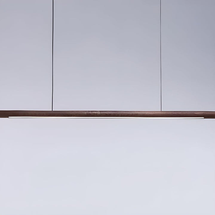 Wood Kitchen Island Linear Pendant Light For Modern Interiors